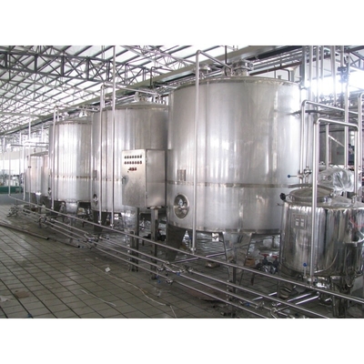 500L-10000L δυναμικότητα γραμμή επεξεργασίας αρωματισμένου γιαουρτιού για φρέσκο υγρό γάλα έργο κλειδί