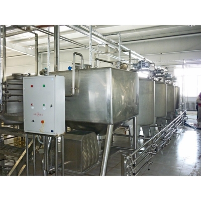 500L-10000L δυναμικότητα γραμμή επεξεργασίας αρωματισμένου γιαουρτιού για φρέσκο υγρό γάλα έργο κλειδί