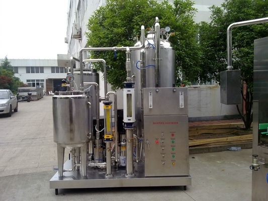 Πλήρως αυτόματο 1500L/H αναψυκτικά αναψυκτικά ανθρακούχα αναψυκτικά μίξερ με εύρος ανάμειξης 1 3-1 6