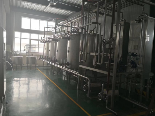 500L-10000L χωρητικότητα πλήρης μηχανή συμπλήρωσης γραμμής για το γιαούρτι για μεγάλης κλίμακας παραγωγή