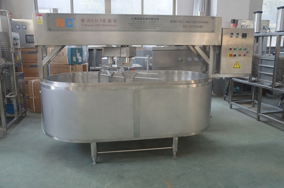 SUS304/SUS316L 1000L Μηχανή τυριού τροφίμων για εργοστάσια μεταποίησης τυριού