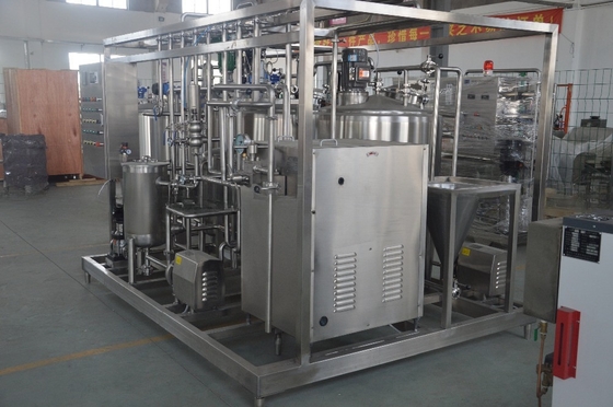 Μικρομεσαία γραμμή παραγωγής παγωτού 300L/h για αγροκτήματα