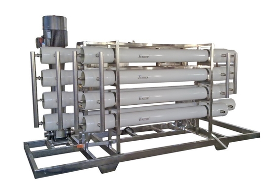 1250 kg Ατσάλι 304 Μεγάλη κλίμακα 5000L/H Σκάιντ τοποθετημένο RO σύστημα επεξεργασίας νερού