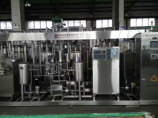 8000KG 35KW μικρής χωρητικότητας γραμμή παραγωγής αρωματισμένου χυμού για εξατομικευμένη παραγωγή