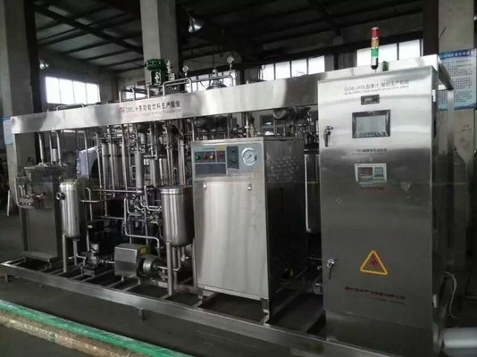 8000KG 35KW μικρής χωρητικότητας γραμμή παραγωγής αρωματισμένου χυμού για εξατομικευμένη παραγωγή