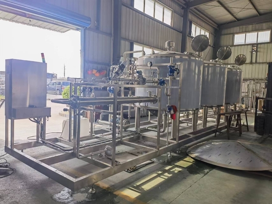 220V/380V/415V Τάξα καθαρισμού CIP για τη γραμμή επεξεργασίας γάλακτος