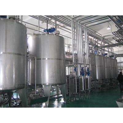 Πλήρως αυτόματη πλήρης γραμμή γάλακτος UHT 1000L/h μονάδα επεξεργασίας γάλακτος για γάλα