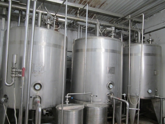 Πλήρως αυτόματη πλήρης γραμμή γάλακτος UHT 1000L/h μονάδα επεξεργασίας γάλακτος για γάλα