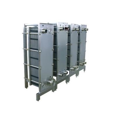 Αμέσως 1000L/H χημικό γάλα πλάκα ανταλλακτής θερμότητας με εύρος θερμοκρασίας εργασίας 0-350c