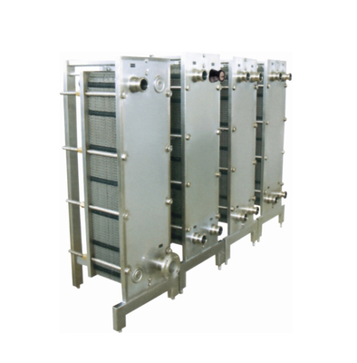 Αμέσως 1000L/H χημικό γάλα πλάκα ανταλλακτής θερμότητας με εύρος θερμοκρασίας εργασίας 0-350c