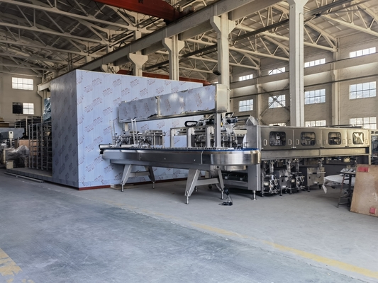 220v/380v Πλήρως αυτόματο εργοστάσιο επεξεργασίας παγωτών 6000 τεμάχια/ώρα 9500 KG