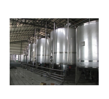 Τυπικό μέγεθος 1000L/H πλήρως αυτόματο εξοπλισμό γαλακτοκομικού γάλακτος για αγορές χωρών