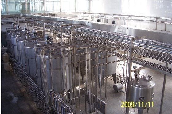Τυπικό μέγεθος 1000L/H πλήρως αυτόματο εξοπλισμό γαλακτοκομικού γάλακτος για αγορές χωρών