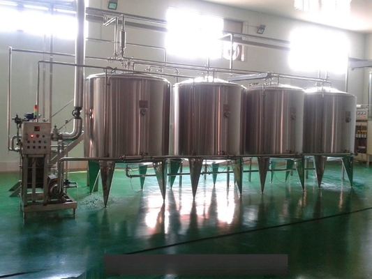 Τυπικό μέγεθος 1000L/H πλήρως αυτόματο εξοπλισμό γαλακτοκομικού γάλακτος για αγορές χωρών