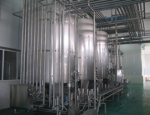 2000-60000kg Βασισμένο πλήρες σύνολο 1000L μονάδα επεξεργασίας γαλακτοκομικών προϊόντων για τη λειτουργία τροφίμων και ποτών