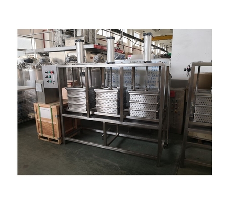 Μηχανή συμπίεσης τυριού 800 KG για την παραγωγή τυριού μοζαρέλα