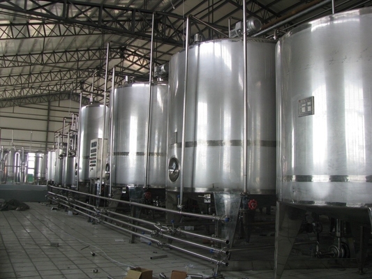 1000L/H γραμμή επεξεργασίας χυμού φρούτων με φιάλη τσάντα βαλίτσα συσκευασία τάση 220/380/440V