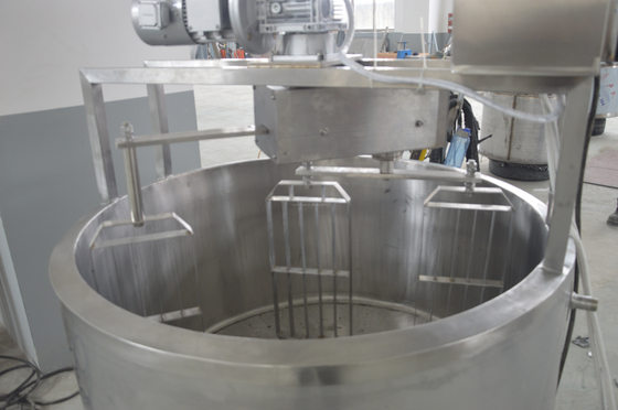 Γραμμή επεξεργασίας 500L οβάλ τυρί VAT με χωρητικότητα 450 KG