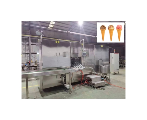 Μηχανή ψήσιμο κυλίνδρων με χωρητικότητα 150kg/h με προσαρμοσμένη τάση και απόδοση