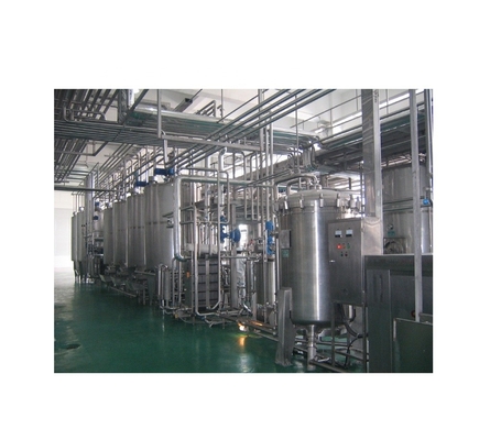 2000 KG UHT γραμμή επεξεργασίας γάλακτος και συσκευασίας με προηγμένη τεχνολογία