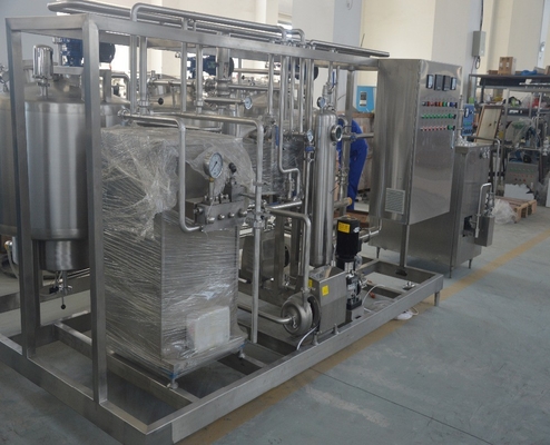 380V/440V τάση Μικρή κλίμακα 50-300L/Η γραμμή παραγωγής παγωτού για φάρμες