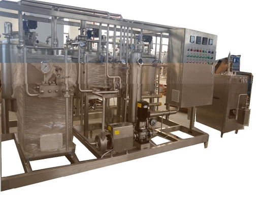 380V/440V τάση Μικρή κλίμακα 50-300L/Η γραμμή παραγωγής παγωτού για φάρμες