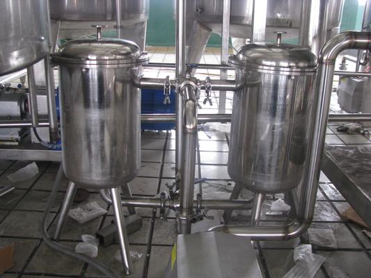 Υγιεινή τροφίμων 3000L/H διπλό φίλτρο γάλακτος με τεχνολογία και υλικό SS304