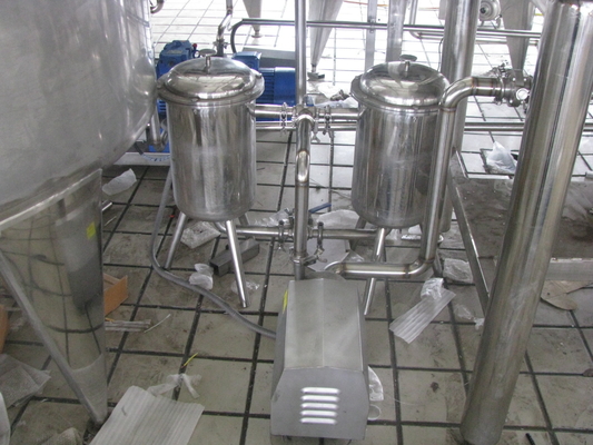 Υγιεινή τροφίμων 3000L/H διπλό φίλτρο γάλακτος με τεχνολογία και υλικό SS304