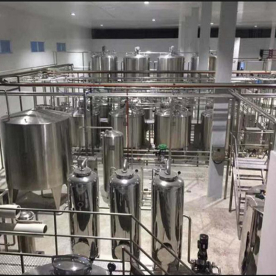 Εργοστάσιο επεξεργασίας γάλακτος αμυγδάλου πλήρως αυτόματο 3000c/h με συσκευασία κασσίτερου 250ml και 330ml