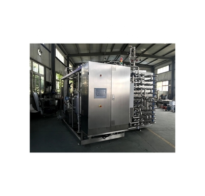 7.5 Kw UHT στειρωτής χυμών σωληνοειδής μηχανή αποστείρωσης με PLC