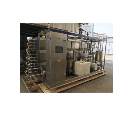 7.5 Kw UHT στειρωτής χυμών σωληνοειδής μηχανή αποστείρωσης με PLC