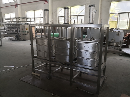 110V/220V/380V/415V/440V Τυρί τέντωμα Πρέσο για την παρασκευή τυριού Mozarella και ανθεκτικό