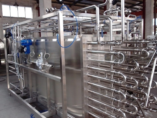Πλήρως αυτόματο σωληνώδης τύπου 6000L/H Ασηπτικός αποστειρωτής γάλακτος UHT για την επεξεργασία γάλακτος
