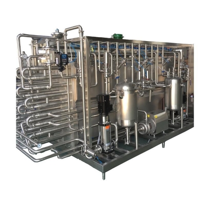 Πλήρως αυτόματο σωληνώδης τύπου 6000L/H Ασηπτικός αποστειρωτής γάλακτος UHT για την επεξεργασία γάλακτος