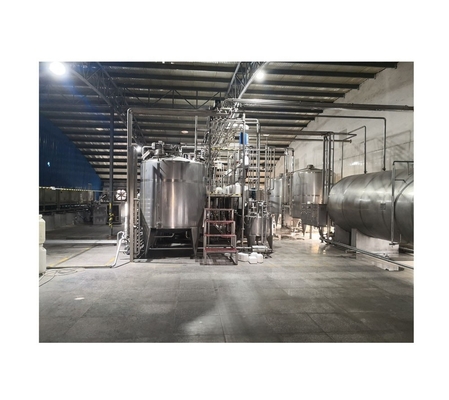Μηχανή παραγωγής σόγιας PLC Γραμμή επεξεργασίας αρωματικού γάλακτος με ανοξείδωτο χάλυβα 304/316L