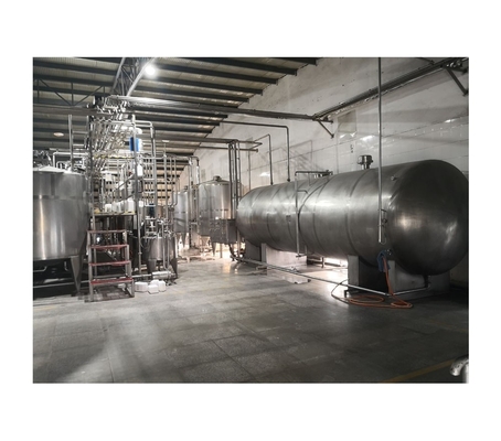 Μηχανή παραγωγής σόγιας PLC Γραμμή επεξεργασίας αρωματικού γάλακτος με ανοξείδωτο χάλυβα 304/316L