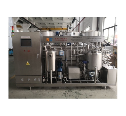 7Μηχανή στειρώσεως σωληνοειδούς ισχύος 0,5 kW UHT για την επεξεργασία γάλακτος αλόγου και ποτών τσαγιού
