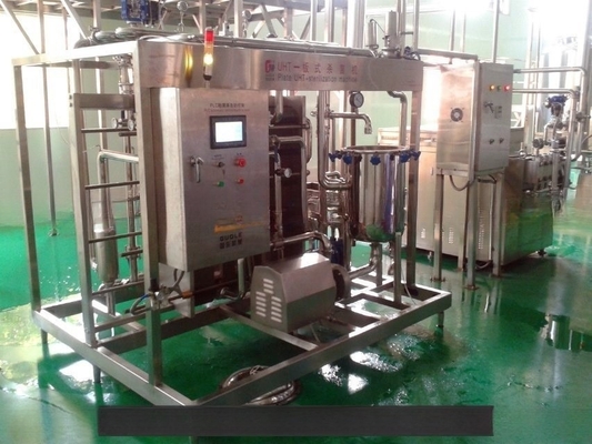 1000L/H Επεξεργαστικό αποστειρωτήρα γεωργικών εκμεταλλεύσεων Παστεροποιητής γάλακτος για μηχανή παστεροποίησης γάλακτος