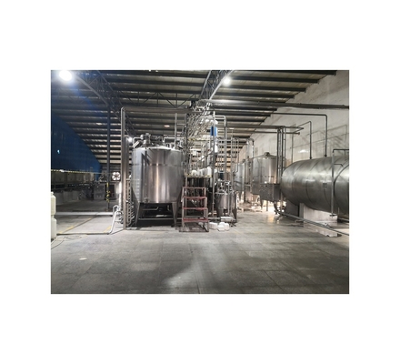 2000 KG Τελικό προϊόν Προηγμένη γραμμή επεξεργασίας γάλακτος σόγιας για την παραγωγή γαλακτοκομικού γάλακτος