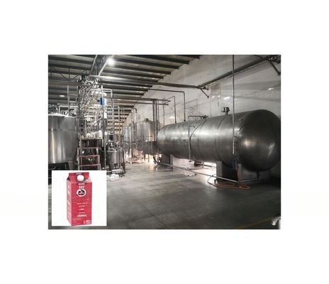 2000 KG Τελικό προϊόν Προηγμένη γραμμή επεξεργασίας γάλακτος σόγιας για την παραγωγή γαλακτοκομικού γάλακτος