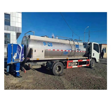 5000L ψυγείο γάλα δεξαμενόπλοιο φορτηγό για την αποδοτικότητα της επεξεργασίας και αποθήκευσης