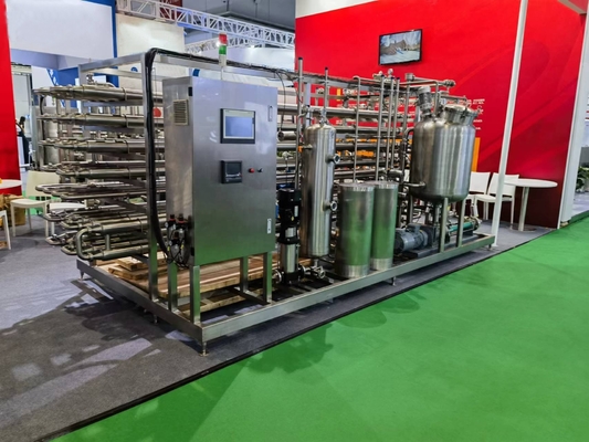 7Μηχανή αποστείρωσης σωλήνα σε σωλήνα UHT.5 Kw για την επεξεργασία συμπυκνωμένου χαρτοπολτού μάνγκο