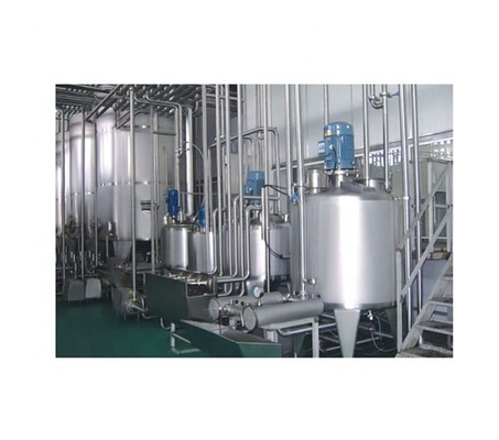 Εταιρεία παραγωγής νωπού γάλακτος 1000L/H Γραμμή επεξεργασίας γάλακτος καρύδας με προσαρμοσμένη τάση