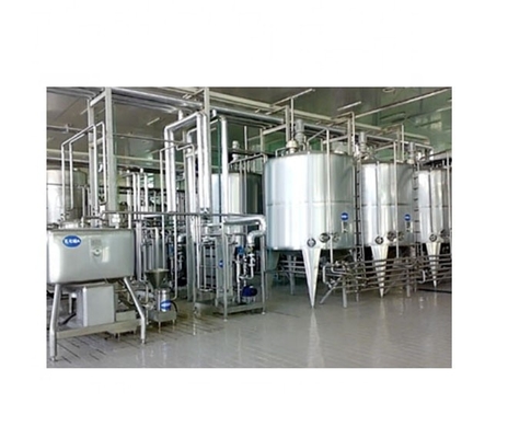 Εταιρεία παραγωγής νωπού γάλακτος 1000L/H Γραμμή επεξεργασίας γάλακτος καρύδας με προσαρμοσμένη τάση