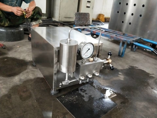 Πολωνικό καθρέφτη γυαλισμένο 20L/H μικροσκοπικό ομογενοποιητή γάλακτος για επεξεργασία μικρών παρτίδων