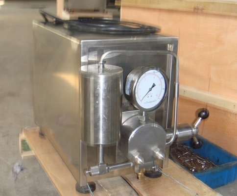 Προσαρμοσμένη χωρητικότητα 100L/h Υψηλής πίεσης εργαστηριακός ομογενοποιητής για διαδικασία ομογενοποίησης
