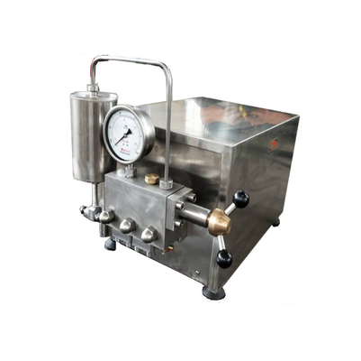 Προσαρμοσμένη χωρητικότητα 100L/h Υψηλής πίεσης εργαστηριακός ομογενοποιητής για διαδικασία ομογενοποίησης