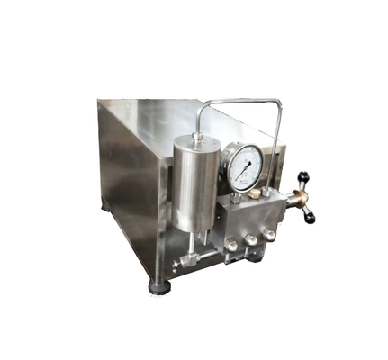 Προσαρμοσμένη χωρητικότητα 100L/h Υψηλής πίεσης εργαστηριακός ομογενοποιητής για διαδικασία ομογενοποίησης