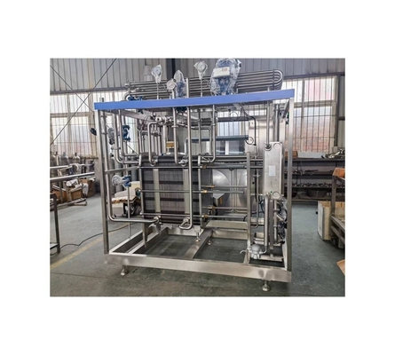 Μηχανή αποστείρωσης 8000 KG γάλακτος παγωτό UHT για τη γραμμή παραγωγής επεξεργασίας γαλακτοκομικών προϊόντων