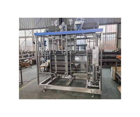 Μηχανή αποστείρωσης 8000 KG γάλακτος παγωτό UHT για τη γραμμή παραγωγής επεξεργασίας γαλακτοκομικών προϊόντων